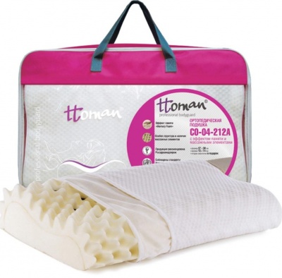Подушка ортопедическая с эффектом памяти и массажными элементами CO-04-212A "Ttoman"  каталог магазина Склад Медтехники Подушка ортопедическая с эффектом памяти и массажными элементами CO-04-212A "Ttoman"  в магазине Склад Медтехники